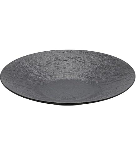 Amazon｜カネスズ セラミックス カリタ 24cm パスタ皿 黒曜 こくよう