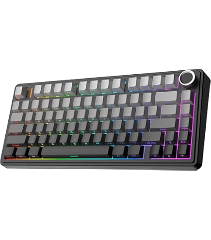 Nuphy Halo75 v2 ブラック US配列 ミント軸(37gf) Nuphy Halo75 V2: 75 Mechanical Keyboard | Black , Blue, Pink