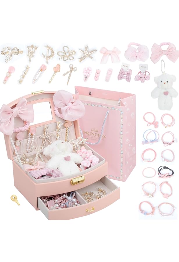 Amazon | HALPAD 宝石おもちゃ アクセサリーセット 女の子 宝石セット