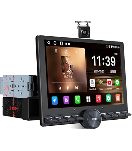 Amazon.co.jp: 13インチQLEDユニバーサルダブル2DIN Android 12カー