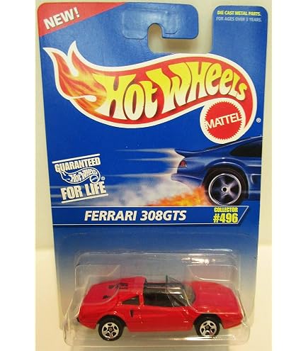 Amazon | Hot Wheels Ferrari 308 GTS、All Stars '10 [ブルー] 128