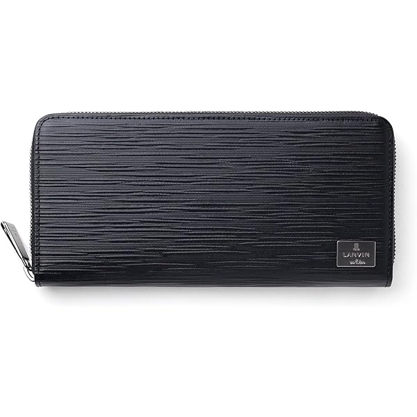 Amazon | ランバンオンブルー 財布 長財布 黒(ブラック)/青(ブルー