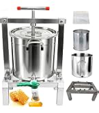 Amazon | CGOLDENWALL 蜂蜜 分離器 蜂蜜圧搾機 10L 手動 304ステンレス