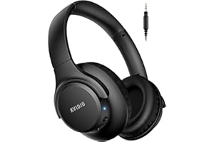 ワイヤレス ヘッドホン KVIDIO Bluetooth 5.3 65時間再生 ヘッドホン 40mm HD ドライバーユニット オーバーイヤーヘッドホン マイク内蔵 ヘッドホン 有線 無線 両用 遮音 密閉型 ハンズフリー通話可能 ブルートゥース ヘ