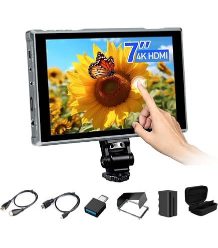 Osee G7 Pro 7 Inch Touch Screen Camera Monitor, 3000 Nits HDR