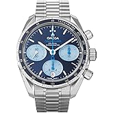 [OMEGA] メンズ 腕時計 Watch オメガ Speedmaster 3﻿8 スピードマスター３８ 324.30.38.50.03.002 自動巻き 10気圧防水 サファイアガラス ブルー文字盤 ステンレススチール [並行輸入品]