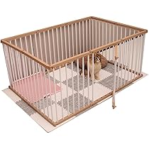 Amazon | ペットサークル 犬 サークル ドア付き 室内外兼用 自由に