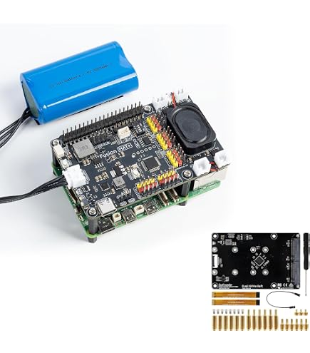 Amazon.co.jp: SunFounder Fusion HAT+ 拡張ボード Raspberry Pi 5/4