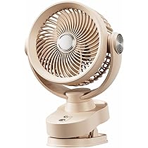 Amazon | 卓上扇風機 クリップ 小型 USB扇風機 USBファン 20dB
