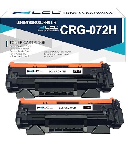 Amazon.co.jp: LCL CANON用 キャノン用 072 CRG-072 残量表示 互換