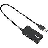 エレコム USB3.0 ハブ 4ポート ACアダプタ付 ブラック U3HS-A420SBK