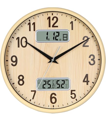 m*a様 【O-1853】CASIO カシオ 電波時計 ITM-900FLJ Amazon.co.jp: Casio ITM-900FLJ-5JF Wall Clock, Radio Clock, Brown