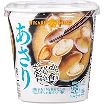 Amazon.co.jp: マルコメ カップ 料亭の味 あさり 即席味噌汁 1食×6個
