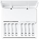 パナソニック 8本急速充電器 モバイルバッテリー機能(スマホ充電可) 多彩なセンシング機能(充電状態を1本毎にLEDランプでお知らせ) 単3単4同時充電可 Panasonicニッケル水素電池専用 BQ-CCA3