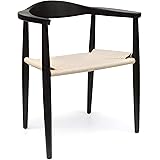 North Orange ダイニングチェア おしゃれ ペーパーコード ウェグナー ザチェア The Chair(ザ・チェア) チェア リプロダクト ダイニングチェア 木製 無垢 ブラック…