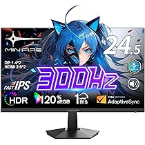 24インチ ゲーミングモニターMINIFIRE MF24X5A Amazon.co.jp: Minifire ゲーミングモニター 24インチ 160Hz