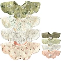 Amazon.co.jp: [GoUseGo] ベビー スタイ 4枚セット 両面使える 6重