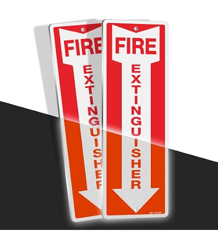 Seco Cartello Know Your Fire Extinguisher - Tipi e applicazioni, 480 mm x 260 mm, in vinile autoadesivo