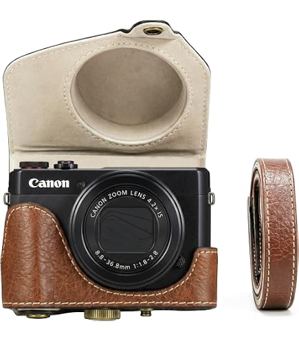 Amazon.co.jp: K&F CONCEPT カメラケース Canon G7 X Mark III対応