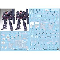 PG UNLEASHED RX-78-2 GUNDAM 水転写デカールセット Amazon | 蛍光!! HG RG MG PG RE HiRM ロボット MS ディテール