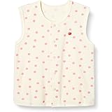 [アンナニコラ] 水玉 パイル ベスト 60~70cm アイボリーP 8144 A18 日本製