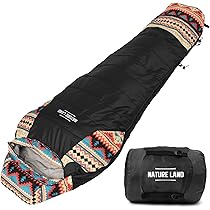 Amazon.co.jp: 【キャンプインストラクター推薦】NATURE LAND 寝袋