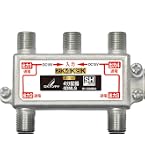 Amazon | DXアンテナ 分配器 【2K 4K 8K 対応】 4分配 1端子通電形