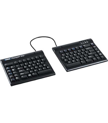 Amazon | Kinesis Freestyle2 Blue Wireless Ergonomic Keyboard for