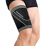 Amazon Co Jp 太ももサポーター Thanksmile 太股サポーター 太もも用サポーター 男女兼用 太股肉離れ 太股の痛み 左右兼用 L ドラッグストア