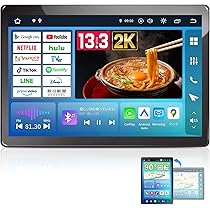 Amazon.co.jp: 【公式】PORMIDOAUTO 13.3インチ 2K/QLED液晶画面