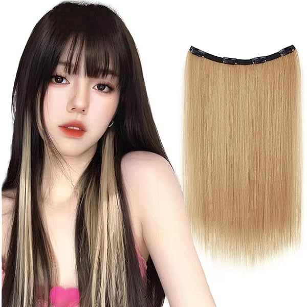 Amazon.co.jp: 3D構造 カラフル 前髪 ウィッグ エクステ ワンタッチ