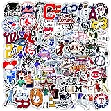 野球ステッカーセット 100枚 防水ステッカー 野球シールパック ブランドステッカースーツケース 車 バイク ヘルメット スケボー ギターなどに適用