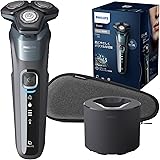 【洗浄器付き】フィリップス 5000 シリーズ メンズ 電動シェーバー 電気シェーバー 髭剃り 45枚スティールプレシジョン刃・360-Dフレックスヘッド・S5586/50