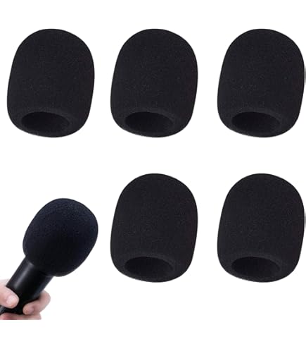 Amazon.co.jp: スポンジ素材のマイク保護カバー マイクキャップ