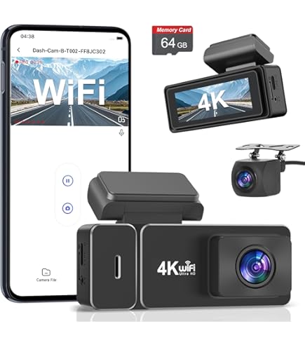 Amazon.co.jp: JADO ドライブレコーダー 前後カメラ 2.5K録画 WIFI/GPS