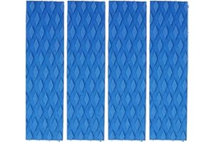 4PCSサーフボードトラクションパッドサーフボードデッキフロントトラクションパッド非スライップデッキパッドグリップマット交換サーフィンサーフィンアクセサリーノンスリップデッキパッドグリップマット