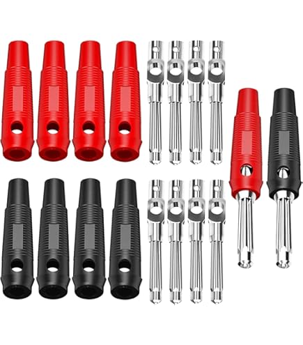 Amazon.co.jp: ONKODO BP-312GC 24K BFA(波型)タイプ バナナプラグ 8本