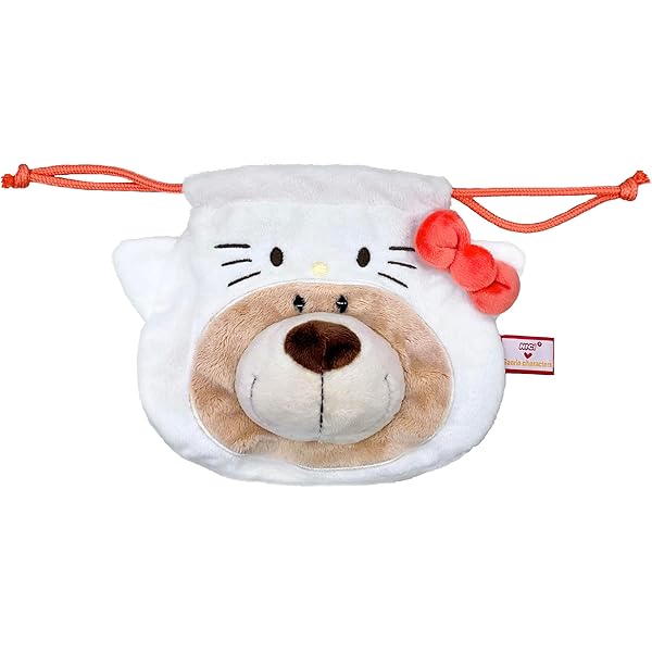 NICI ニキ サンリオ　フェイスポーチ nici（ニキ） ぬいぐるみ 巾着 サンリオ Sanrio NICI コラボ ハロー