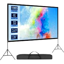 Amazon | 【2026新登場 120インチ自立式＆屋内屋外兼用】VISULAPEX 工