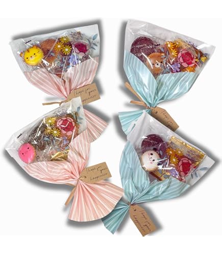 Amazon.co.jp: お菓子ブーケ8個セット☆ハロウィンお菓子☆透明ギフト