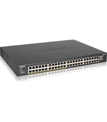 NETGEAR スイッチングハブ 48ポートGS752TPP GS752TPP | 48-Port Gigabit Ethernet PoE+ Smart Switch with 4 SFP