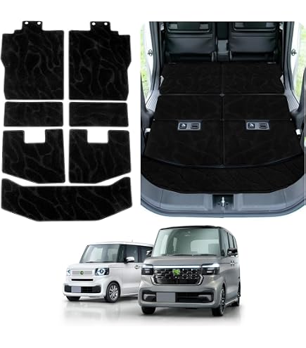 Amazon | MUGEN (無限) 【スポーツマット】ブラック×シルバー ホンダ N 