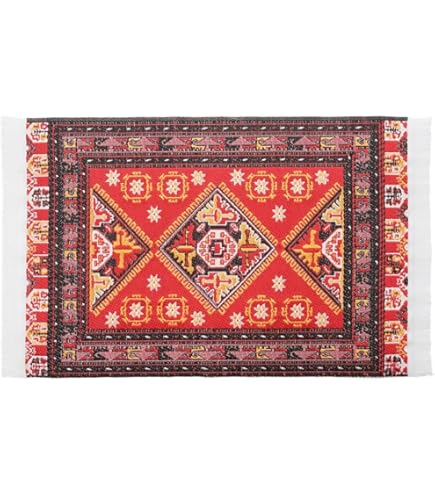 Amazon.co.jp: OLYCRAFT 6点6色 ミニチュア 絨毯 カーペツト ドール