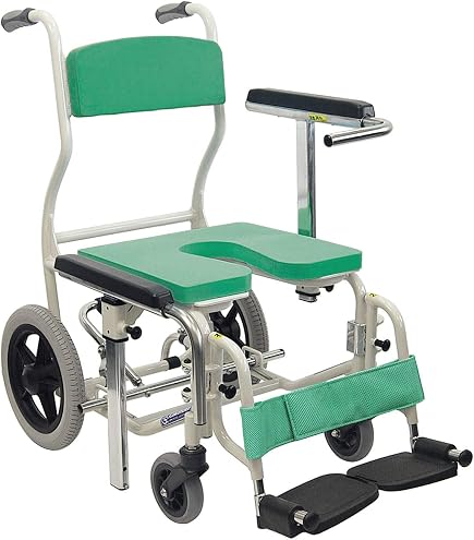 Amazon | 簡易シャワー用車イス/KSC-2-ST (レッド)… | カワムラ