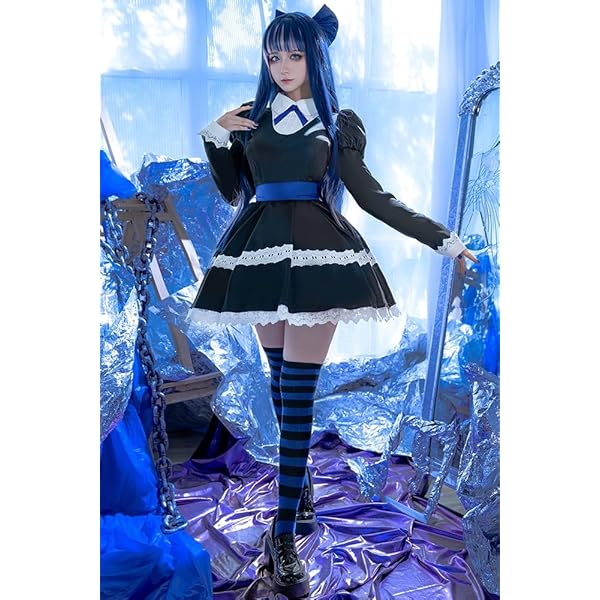 Amazon.co.jp: 耐熱コスプレウィッグ パンティ&ストッキングwith
