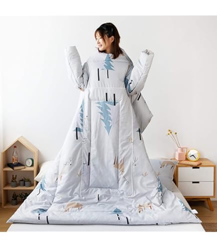 Amazon｜タオル夜着 B色 ガーゼ裏付き 日本製 かいまき 丹前