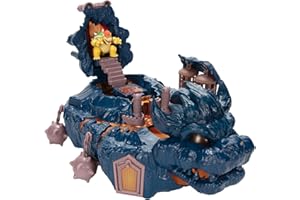 スーパーマリオ クッパ島城プレイセット 2.5インチのクッパアクションフィギュア&インタラクティブピース付き