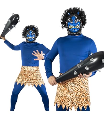 Amazon.co.jp: コスプレ 鬼くん ツノ付きウィッグ セット 鬼ちゃん