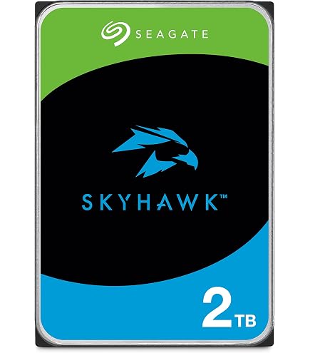 Amazon | SEAGATE Skyhawk 2 TB 監視 (SV) 内蔵ハードドライブ HDD
