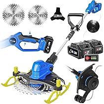 Amazon.co.jp: 充電式草刈り機【2025年新登場・刈刃径255mm・高さ5段